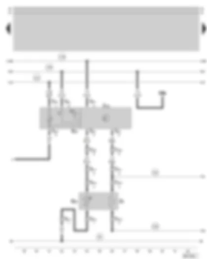 Wiring Diagram  SKODA SUPERB 2002 - Front passenger side seat heating