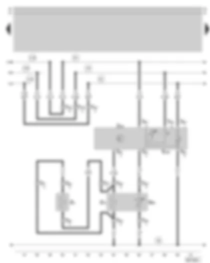 Wiring Diagram  SKODA SUPERB 2002 - heated rear left seat