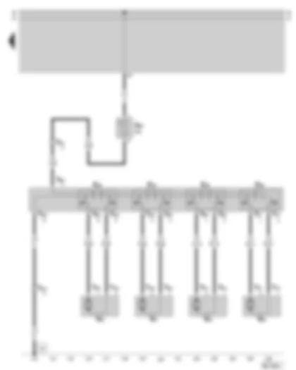 Wiring Diagram  SKODA SUPERB 2002 - Seat adjustment front passenger seat
