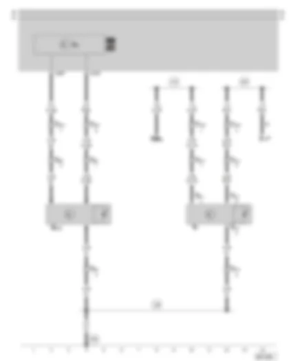 Wiring Diagram  SKODA SUPERB 2003 - automatic anti-dazzle interior mirror - rain sensor - automatic intermittent wash/wipe relay