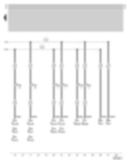 Wiring Diagram  SKODA SUPERB 2003 - Connection for: control unit for ABS with EDL and TCS/ESP - control unit for automatic gearbox - control unit for engines - steering angle sender