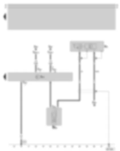 Wiring Diagram  SKODA SUPERB 2003 - Operating electronics control unit/telephone (interface box) - mobile telephone - aerial
