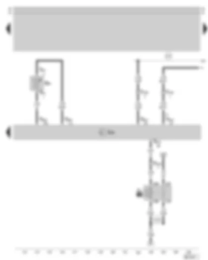 Wiring Diagram  SKODA SUPERB 2005 - Diesel direct injection system control unit - fuel pump relay