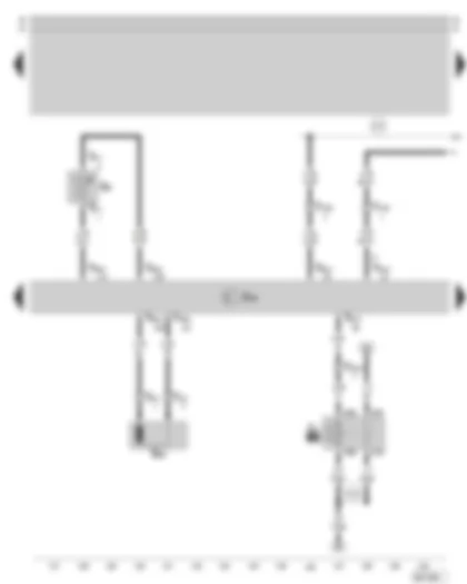 Wiring Diagram  SKODA SUPERB 2003 - Diesel direct injection system control unit - fuel pump relay - oil temperature sender - needle lift sender