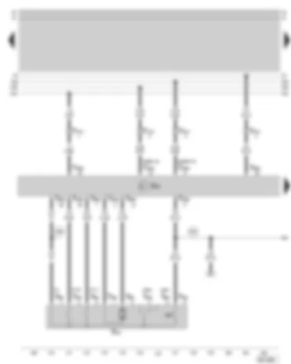 Wiring Diagram  SKODA SUPERB 2005 - Door control unit front passenger