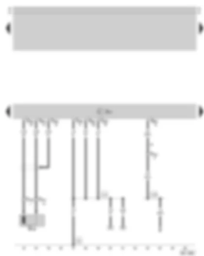 Wiring Diagram  SKODA SUPERB 2004 - Automatic gearbox control unit - gearbox output speed sender