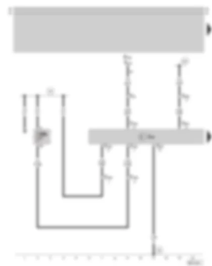 Wiring Diagram  SKODA SUPERB 2003 - Parking aid control unit - fuse holder