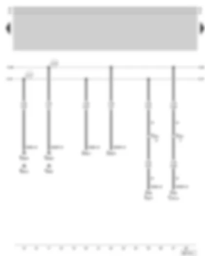 Wiring Diagram  SKODA SUPERB 2003 - Connection for: parking aid control unit - multi-function steering wheel control unit - radio