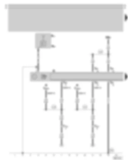 Wiring Diagram  SKODA SUPERB 2003 - Radio - aerial