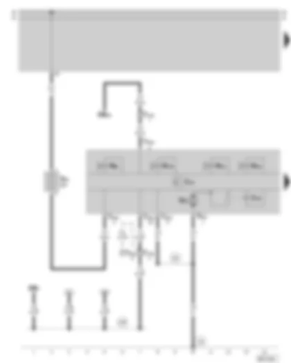 Wiring Diagram  SKODA SUPERB 2003 - ABS control unit with EDL and TCS/ESP