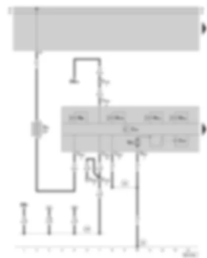 Wiring Diagram  SKODA SUPERB 2002 - ABS control unit with EDL and TCS/ESP