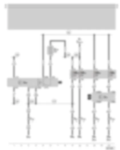 Wiring Diagram  SKODA SUPERB 2003 - Dipped headlight control unit - on/off (Coming Home) - bulb failure control unit - fuse holder