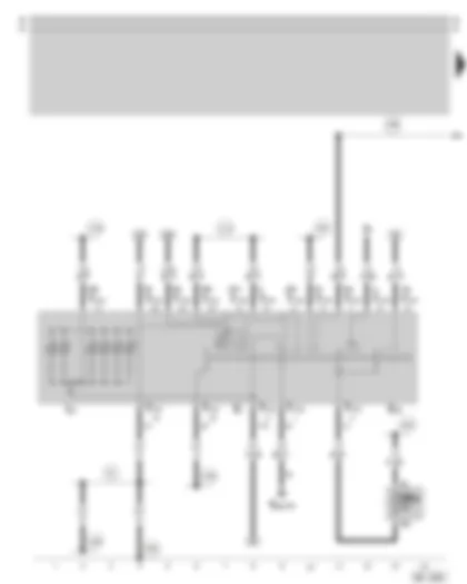 Wiring Diagram  SKODA SUPERB 2003 - Light switch - fuse holder