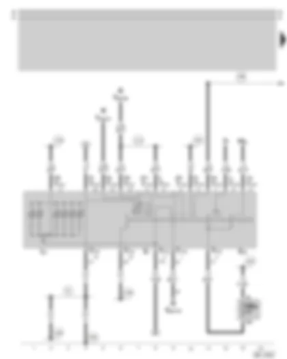 Wiring Diagram  SKODA SUPERB 2003 - Light switch - fuse holder