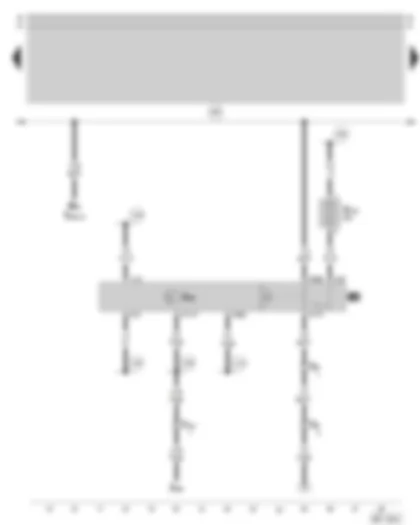 Wiring Diagram  SKODA SUPERB 2004 - Dipped headlight control unit - on/off