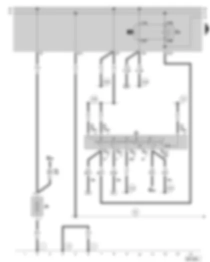 Wiring Diagram  SKODA SUPERB 2003 - Battery - ignition/starter switch - X contact relief relay