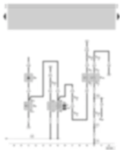 Wiring Diagram  SKODA SUPERB 2003 - Ambient temperature switch - air conditioner pressure switch - radiator fan relay