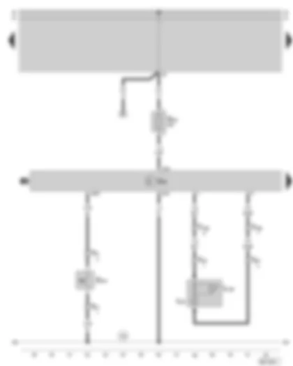 Wiring Diagram  SKODA SUPERB 2004 - Alarm system II control unit (silent alarm) - alarm system ll switch (silent alarm) - Taxi roof sign bulb