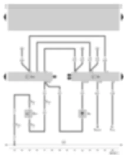 Wiring Diagram  SKODA SUPERB 2004 - Alarm system I control unit (audible alarm) - alarm system ll control unit (silent alarm) - alarm system off switch