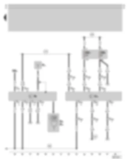 Wiring Diagram  SKODA SUPERB 2003 - Two-way radio - taximeter - fuse holder