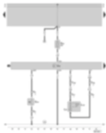 Wiring Diagram  SKODA SUPERB 2003 - Alarm system II control unit (silent alarm) - alarm system ll switch (silent alarm) - Taxi roof sign bulb