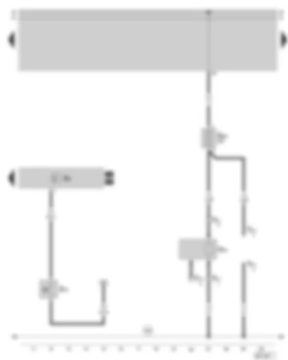 Wiring Diagram  SKODA SUPERB 2003 - Alarm system I control unit (audible alarm) - alarm system l switch (audible alarme) - socket in glove compartment front passenger