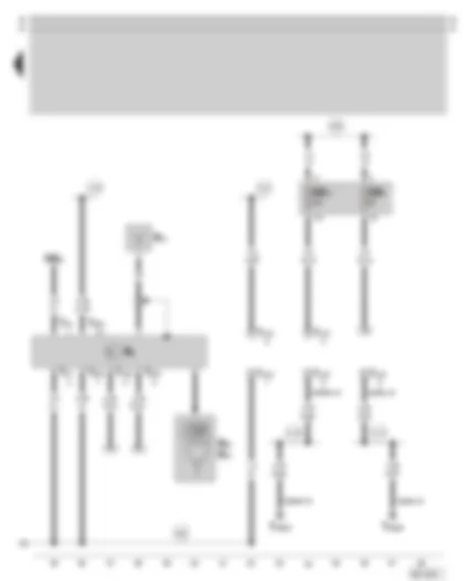 Wiring Diagram  SKODA SUPERB 2007 - Two-way radio - preparation for taximeter - fuse holder