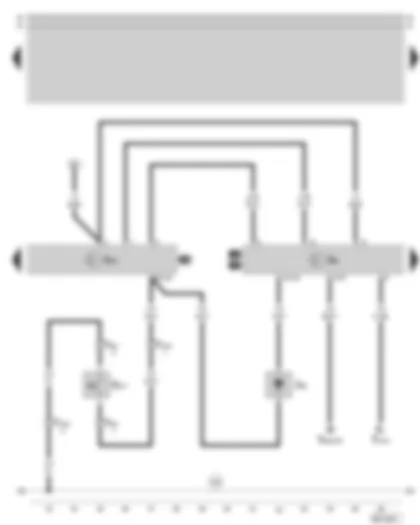 Wiring Diagram  SKODA SUPERB 2004 - Alarm system I control unit (audible alarm) - alarm system ll control unit (silent alarm) - alarm system off switch