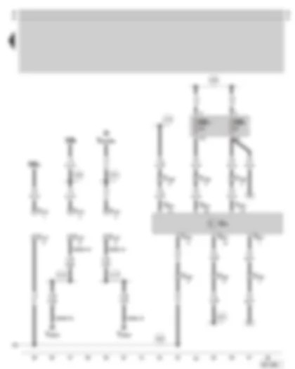 Wiring Diagram  SKODA SUPERB 2004 - Preparation for two-way radio - taximeter - fuse holder