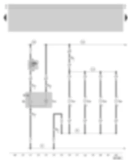 Wiring Diagram  SKODA SUPERB 2004 - Socket - cigarette lighter - dash panel vent illumination - fuse holder