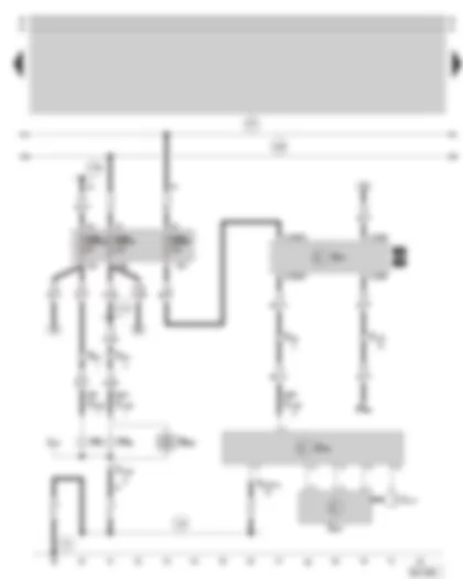 Wiring Diagram  SKODA SUPERB 2004 - Right gas discharge lamp - bulb failure control unit - fuse holder