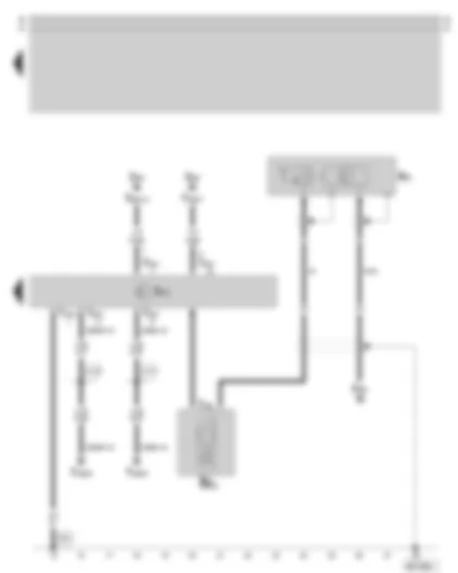 Wiring Diagram  SKODA SUPERB 2008 - Operating electronics control unit/telephone (interface box) - mobile telephone - aerial