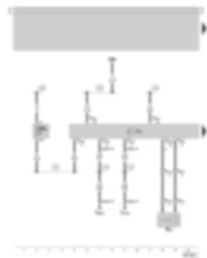 Wiring Diagram  SKODA SUPERB 2007 - Operating electronics control unit/telephone (interface Box) - telephone microphone - fuse holder