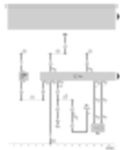Wiring Diagram  SKODA SUPERB 2007 - Operating electronics control unit/telephone (interface Box) - telephone microphone - fuse holder