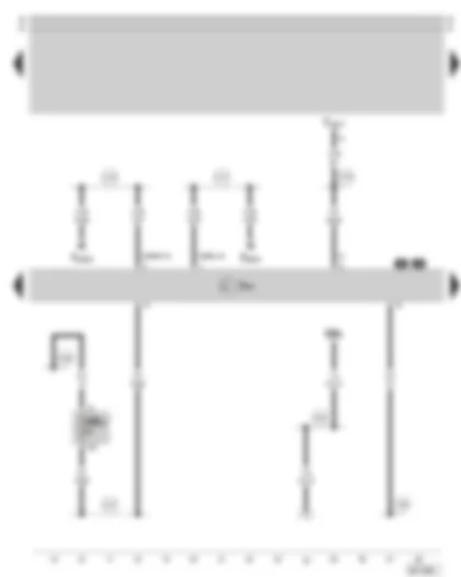 Wiring Diagram  SKODA SUPERB 2006 - Multi-function steering wheel control unit - fuse holder