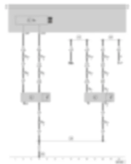 Wiring Diagram  SKODA SUPERB 2005 - automatic anti-dazzle interior mirror - rain sensor - automatic intermittent wash/wipe relay