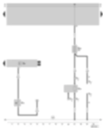 Wiring Diagram  SKODA SUPERB 2004 - Alarm system I control unit (audible alarm) - alarm system l switch (audible alarme) - socket in glove compartment front passenger