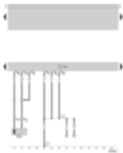Wiring Diagram  SKODA SUPERB 2008 - Automatic gearbox control unit - gearbox output speed sender