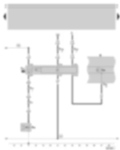 Wiring Diagram  SKODA SUPERB 2006 - Air conditioning system control unit - air conditioning system magnetic coupling - dash panel insert