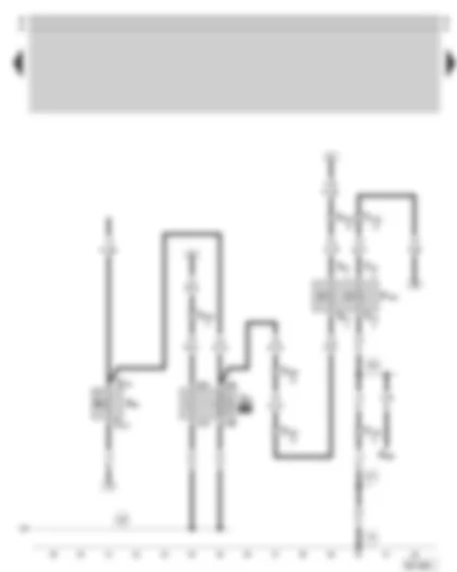 Wiring Diagram  SKODA SUPERB 2005 - Ambient temperature switch - air conditioner pressure switch - radiator fan relay