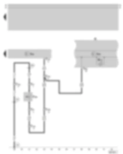 Wiring Diagram  SKODA SUPERB 2006 - Convenience electric central control unit - bonnet contact switch - dash panel insert