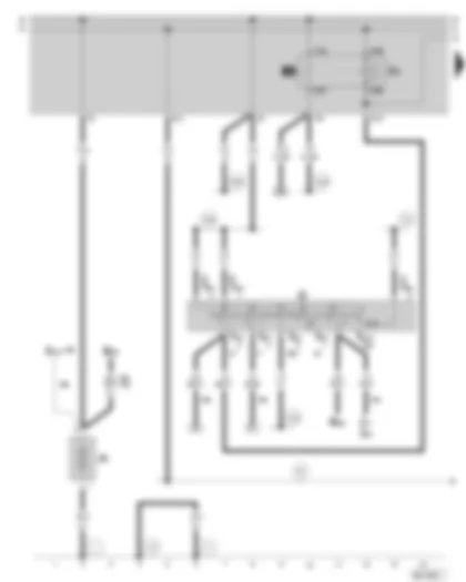 Wiring Diagram  SKODA SUPERB 2005 - Battery - ignition/starter switch - X contact relief relay
