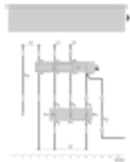 Wiring Diagram  SKODA SUPERB 2007 - Heated windscreen switch - heated windscreen relay