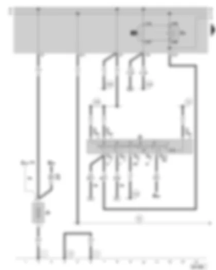 Wiring Diagram  SKODA SUPERB 2007 - Battery - ignition/starter switch - X contact relief relay