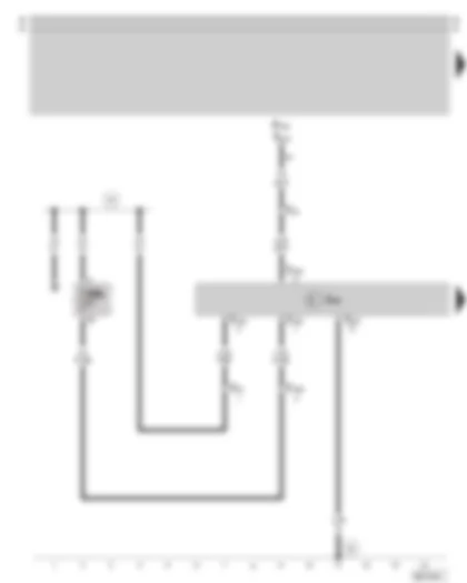Wiring Diagram  SKODA SUPERB 2007 - Parking aid control unit - fuse holder