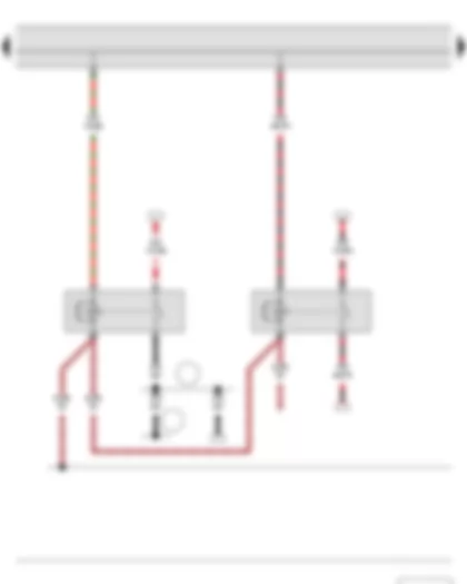 Wiring Diagram  SKODA YETI 2010 - X-contact relief relay - Terminal 15 voltage supply relay