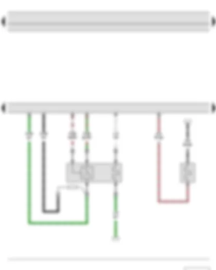 Wiring Diagram  SKODA YETI 2010 - Lambda probe - Engine control unit - Heater element for crankcase breather