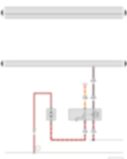 Wiring Diagram  SKODA YETI 2010 - Electric fuel pump 2 relay - Engine control unit - Fuel pump 2