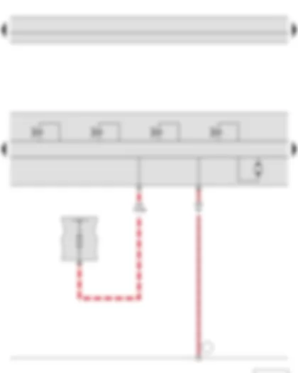 Wiring Diagram  SKODA YETI 2010 - ABS control unit - Fuse holder B