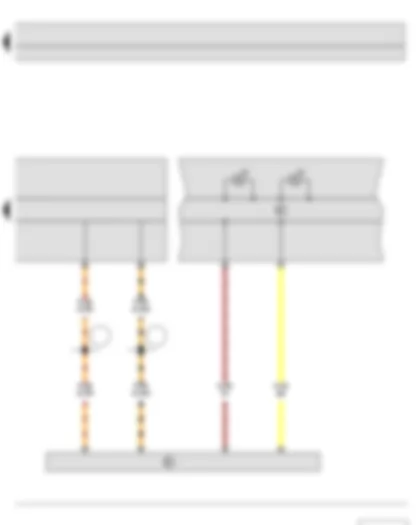 Wiring Diagram  SKODA YETI 2010 - ABS control unit - Data bus diagnostic interface - Dash panel insert